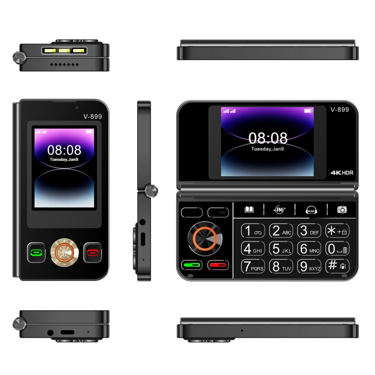 SOYES V-899, 32MB+64MB, 2.4 inch + 2.8 inch Display MTK6261D CPU, BT 3.0, Network: 2G, Dual SIM SOYES V-899, 32MB+64MB, 2.4 inch + 2.8 inch Display MTK6261D CPU, BT 3.0, Network: 2G, Dual SIM